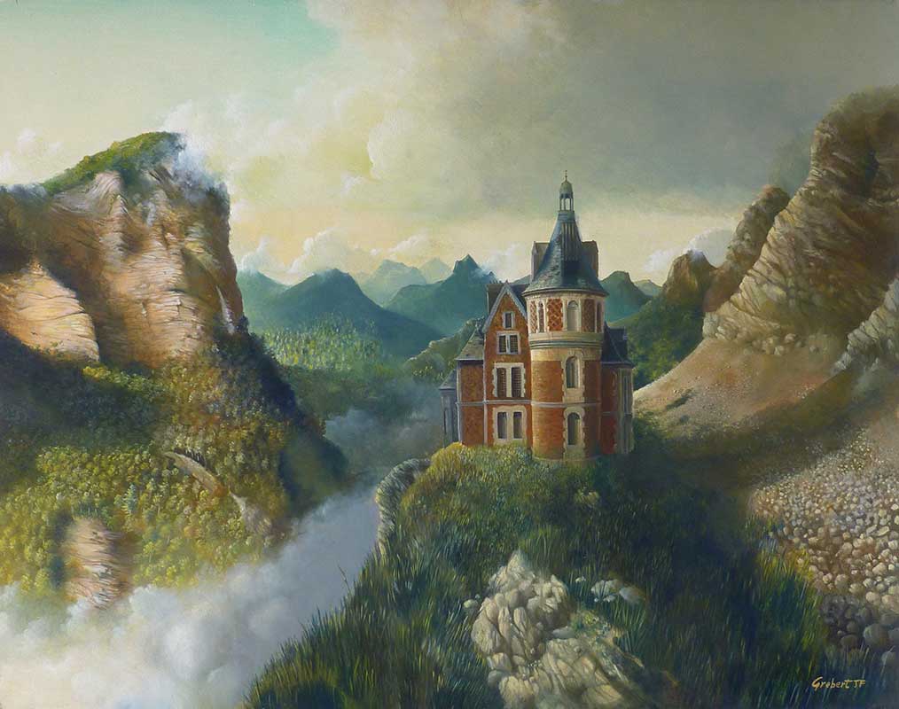 Château dans la montagne